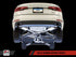 AWE Tuning Audi B9 A4 Touring Edition Exhaust Dual Outlet - Diamond Black Tips (Includes DP) - AWE3015-33078