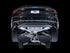 AWE Tuning Audi B9 A5 Touring Edition Exhaust Dual Outlet - Chrome Silver Tips (Includes DP) - AWE3015-32090