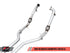 AWE Tuning Audi B9 S4 Track Edition Exhaust - Non-Resonated (Black 102mm Tips) - AWE3010-43048