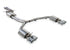 AWE Tuning Audi C7.5 A6 3.0T Touring Edition Exhaust - Quad Outlet Chrome Silver Tips - AWE3015-42072
