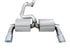 AWE Tuning Ford Focus RS Touring Edition Cat-back Exhaust- Non-Resonated - Chrome Silver Tips - AWE3015-32088