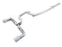 AWE Tuning Ford Focus RS Track Edition Cat-back Exhaust - Chrome Silver Tips - AWE3020-32030