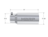 MBRP Universal Polished Exhaust Tip 4" Inlet/5" Outlet/12" Length Dual Wall Straight