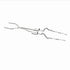 MagnaFlow 1964-66 Ford Mustang 2.5" Exhaust Kit. From Crossmember Back