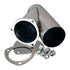 QTP 4" Weld-On QTEC Exhaust Cutout Y-Pipe