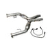 BBK 05-10 Mustang 4.6 Short Mid X Pipe With Catalytic Converters 2-3/4 For BBK Long Tube Headers - BBK1637