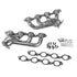 BBK 14-18 GM Truck 5.3/6.2 1 3/4in Shorty Tuned Length Headers - Polished Silver Ceramic - BBK40470