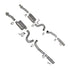 BBK 86-04 Mustang Cat Back Kit Varitune Mufflers Stainless Steel Tips - BBK3001