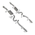 BBK 86-04 Mustang Cat Back Kit Varitune Mufflers Stainless Steel Tips - BBK3001