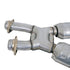 BBK 86-93 Mustang 5.0 High Flow X Pipe With Catalytic Converters - 2-1/2 - BBK1662