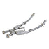 BBK 86-93 Mustang 5.0 High Flow X Pipe With Catalytic Converters - 2-1/2 - BBK1662
