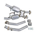 BBK 86-93 Mustang 5.0 High Flow X Pipe With Catalytic Converters - 2-1/2 - BBK1662