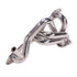 BBK 93-96 Chevrolet Impala SS Shorty Tuned Length Exhaust Headers - 1-5/8 Silver Ceramic - BBK15950