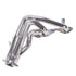 BBK 93-96 Chevrolet Impala SS Shorty Tuned Length Exhaust Headers - 1-5/8 Silver Ceramic - BBK15950