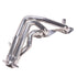 BBK 93-96 Chevrolet Impala SS Shorty Tuned Length Exhaust Headers - 1-5/8 Silver Ceramic - BBK15950