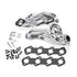 BBK 96-04 Mustang GT Shorty Tuned Length Exhaust Headers - 1-5/8 Silver Ceramic - BBK16150