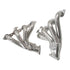 BBK 97-99 Corvette C5 LS1 Shorty Tuned Length Exhaust Headers - 1-3/4 Silver Ceramic - BBK40000