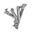 BBK 97-99 Corvette C5 LS1 Shorty Tuned Length Exhaust Headers - 1-3/4 Silver Ceramic - BBK40000