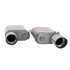 BBK Vari-Tune Axle Back Exhaust Kit 2 Adjustable Performance Mufflers 2-3/4 Pipe 4 in. Tips - BBK41065