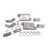 BBK Vari-Tune Axle Back Exhaust Kit 2 Adjustable Performance Mufflers 2-3/4 Pipe 4 in. Tips - BBK41065