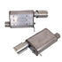 BBK Vari-Tune Axle Back Exhaust Kit 2 Adjustable Performance Mufflers 2-3/4 Pipe 4 in. Tips - BBK41065