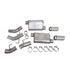 BBK Vari-Tune Axle Back Exhaust Kit 2 Adjustable Performance Mufflers 2-3/4 Pipe 4 in. Tips - BBK41065
