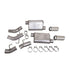 BBK Vari-Tune Axle Back Exhaust Kit 2 Adjustable Performance Mufflers 2-3/4 Pipe 4 in. Tips - BBK41065