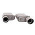 BBK Vari-Tune Axle Back Exhaust Kit 2 Adjustable Performance Mufflers 2-3/4 Pipe 4 in. Tips - BBK41065