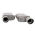 BBK Vari-Tune Axle Back Exhaust Kit 2 Adjustable Performance Mufflers 2-3/4 Pipe 4 in. Tips - BBK41065