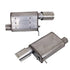 BBK Vari-Tune Axle Back Exhaust Kit 2 Adjustable Performance Mufflers 2-3/4 Pipe 4 in. Tips - BBK41065