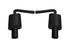Gibson 2011-2020 Jeep Grand Cherokee 3.6L 2.25" Black Dual Axle-Back
