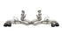 Corsa 2020-2023 Corvette C8 3" Valved Catback 4.5" Blk Quad Tips - Fits Factory NPP Exhaust