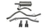 Corsa 2009-2023 Ram 1500 5.7L SS 3" Dual Exit Cat-Back w/ 4.5" Polished Tips