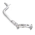 SW 2015-2023 Ford Mustang 2.3L 3" Downpipe w/ High-Flow Cat w/ Factory Connection