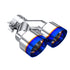 MBRP Universal Burnt End Exhaust Tip 2.5" Inlet/Dual 4" Outlet/9/9.5" Length (Driver Side)