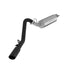 MBRP 2000-2006 Jeep Wrangler 2.5/4.0L Black 2.5" Street Catback Single w/ 3.5" Tip