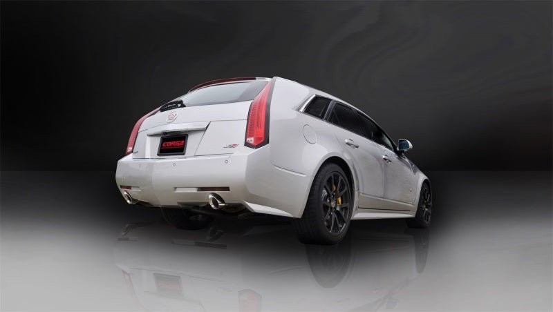 Corsa 11-13 Cadillac CTS Wagon V 6.2L V8 Polished Sport Axle-Back Exhaust - COR14948