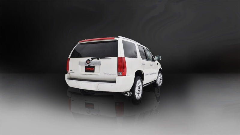 Corsa 11-13 Cadillac Escalade 6.2L V8 Polished Sport Cat-Back Exhaust - COR14878