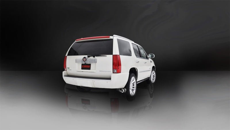 Corsa 11-13 Cadillac Escalade 6.2L V8 Polished Sport Cat-Back Exhaust - COR14878