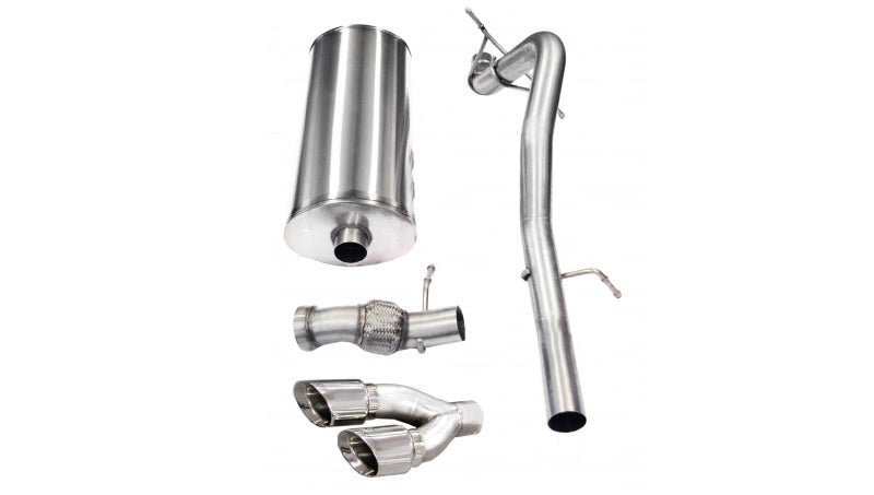 Corsa 11-13 Cadillac Escalade 6.2L V8 Polished Sport Cat-Back Exhaust - COR14878