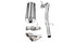 Corsa 11-13 Cadillac Escalade 6.2L V8 Polished Sport Cat-Back Exhaust - COR14878