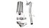 Corsa 11-13 Cadillac Escalade 6.2L V8 Polished Sport Cat-Back Exhaust - COR14878