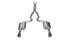 Corsa 15-17 Ford Mustang GT Coupe 5.0L 3in Sport Cat-Back Exhaust Dual Rear Exit w/ Gun Metal Tips - COR14332GNM