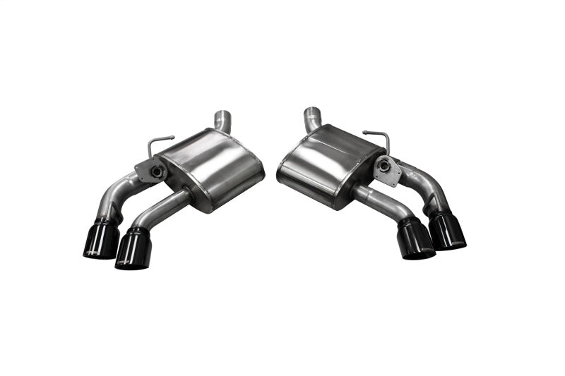Corsa 16-20 Chevrolet Camaro SS/ZL1 6.2L V8 Black Xtreme Axle-Back Exhaust (w/ Factory NPP Valve) - COR14789BLK