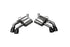 Corsa 16-20 Chevrolet Camaro SS/ZL1 6.2L V8 Black Xtreme Axle-Back Exhaust (w/ Factory NPP Valve) - COR14789BLK