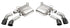Corsa 16-20 Chevrolet Camaro SS/ZL1 6.2L V8 Black Xtreme Axle-Back Exhaust (w/ Factory NPP Valve) - COR14789BLK