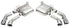 Corsa 16-20 Chevrolet Camaro SS/ZL1 6.2L V8 Polished Xtreme Axle-Back Exhaust (w/ Factory NPP Valve) - COR14789