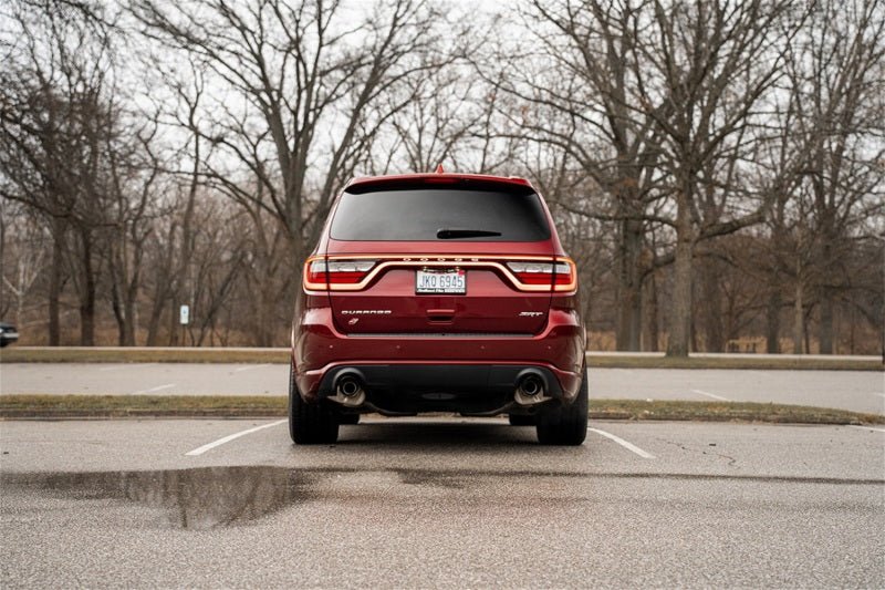 Corsa 18-22 Dodge Durango SRT 392 Cat-Back 2.75in Dual Rear Exit Sport 4.5in Black PVD Tips - COR21197BLK