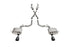 Corsa 18-22 Dodge Durango SRT 392 Cat-Back 2.75in Dual Rear Exit Sport 4.5in Black PVD Tips - COR21197BLK