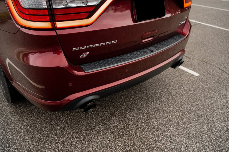 Corsa 18-22 Dodge Durango SRT 392 Cat-Back 2.75in Dual Rear Exit Xtreme 4.5in Black PVD Tips - COR21198BLK